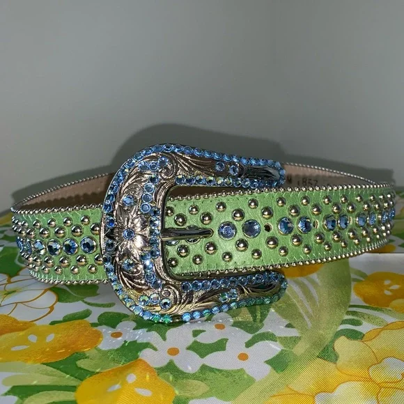 💎 SALE💎 bb simon Leather Belt - Unisex - Picture 2 of 14